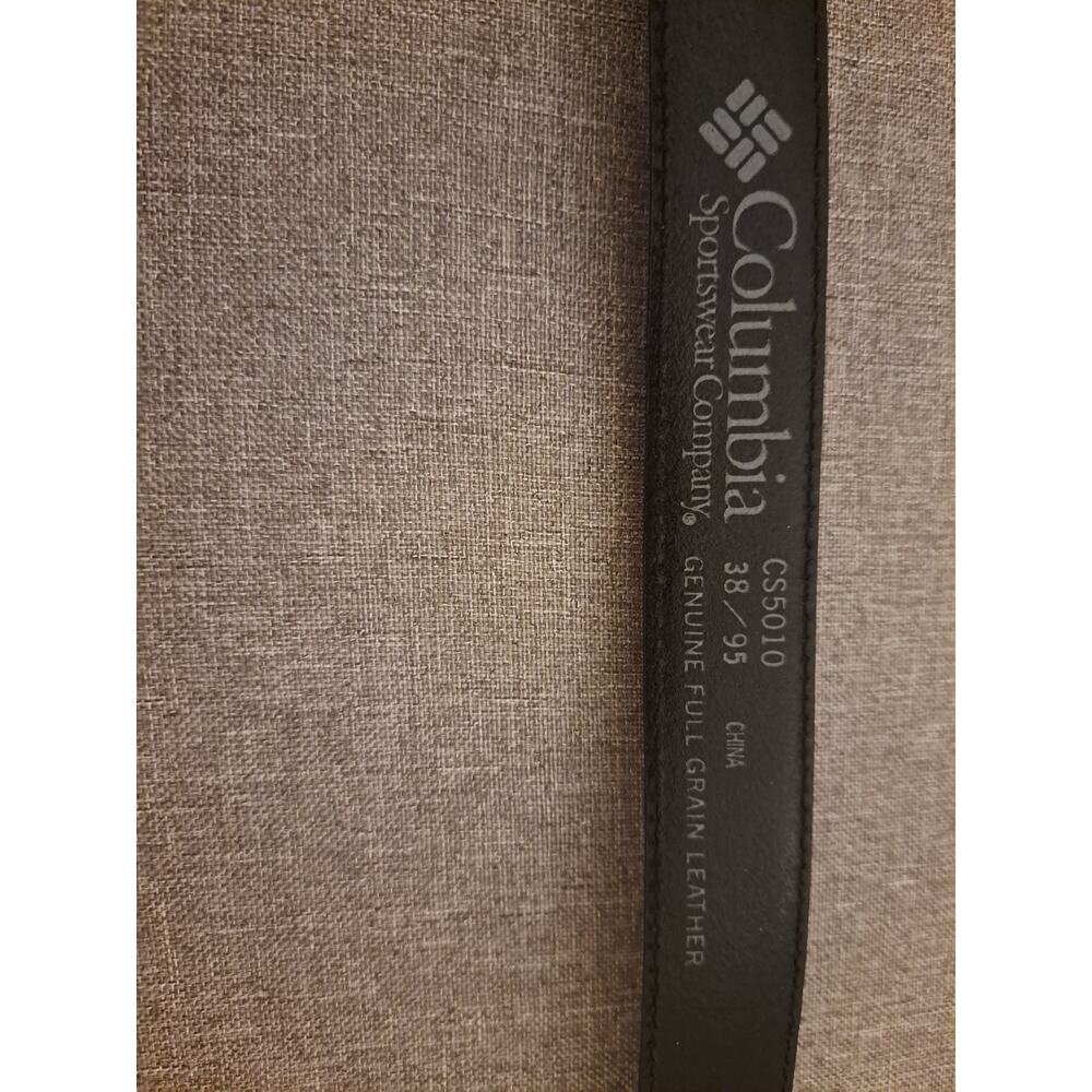 Columbia Men's Leather Belt Black Size 38/95